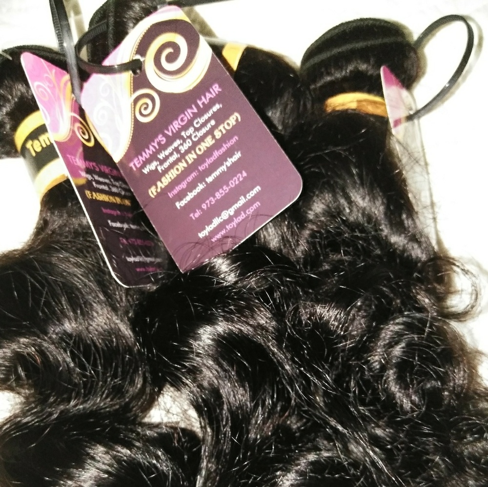Virgin hair loosewaves bundles(300grams)